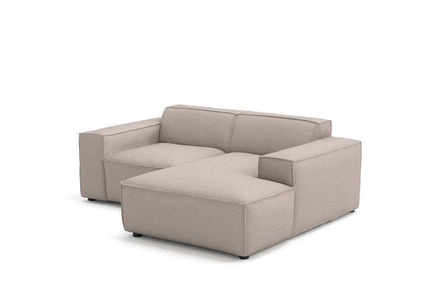 Model MODULARIS NB (niski bok) - Modularis NB sofa 1,5 osobowa + longchair prawy